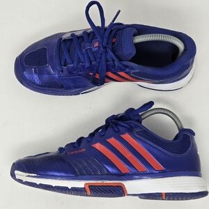 Adidas Barricade Tennis Shoes Womens Sz 8 Blue Red AdiWear 6 Training Athletic